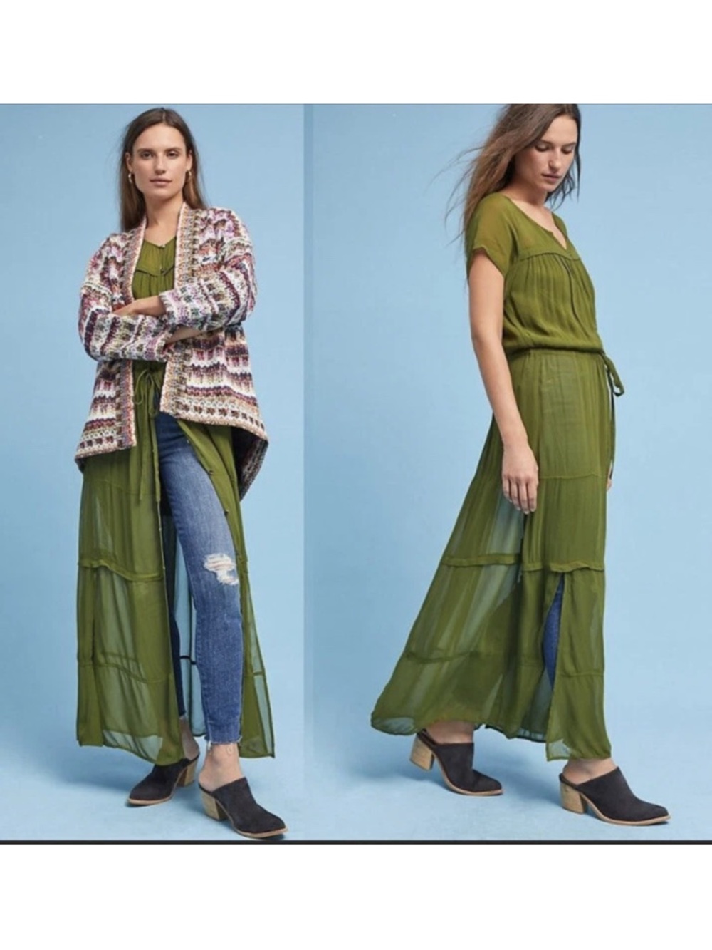 Maeve Green Midori Duster - Picture 2 of 12